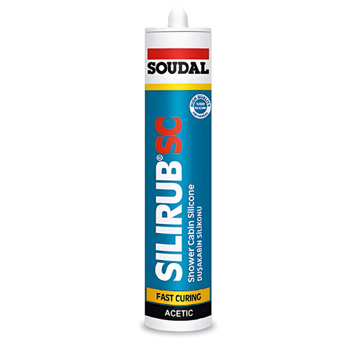 SOUDAL SILIRUB SC DUŞAKABİN SİLİKONU 280ML ŞEFFAF